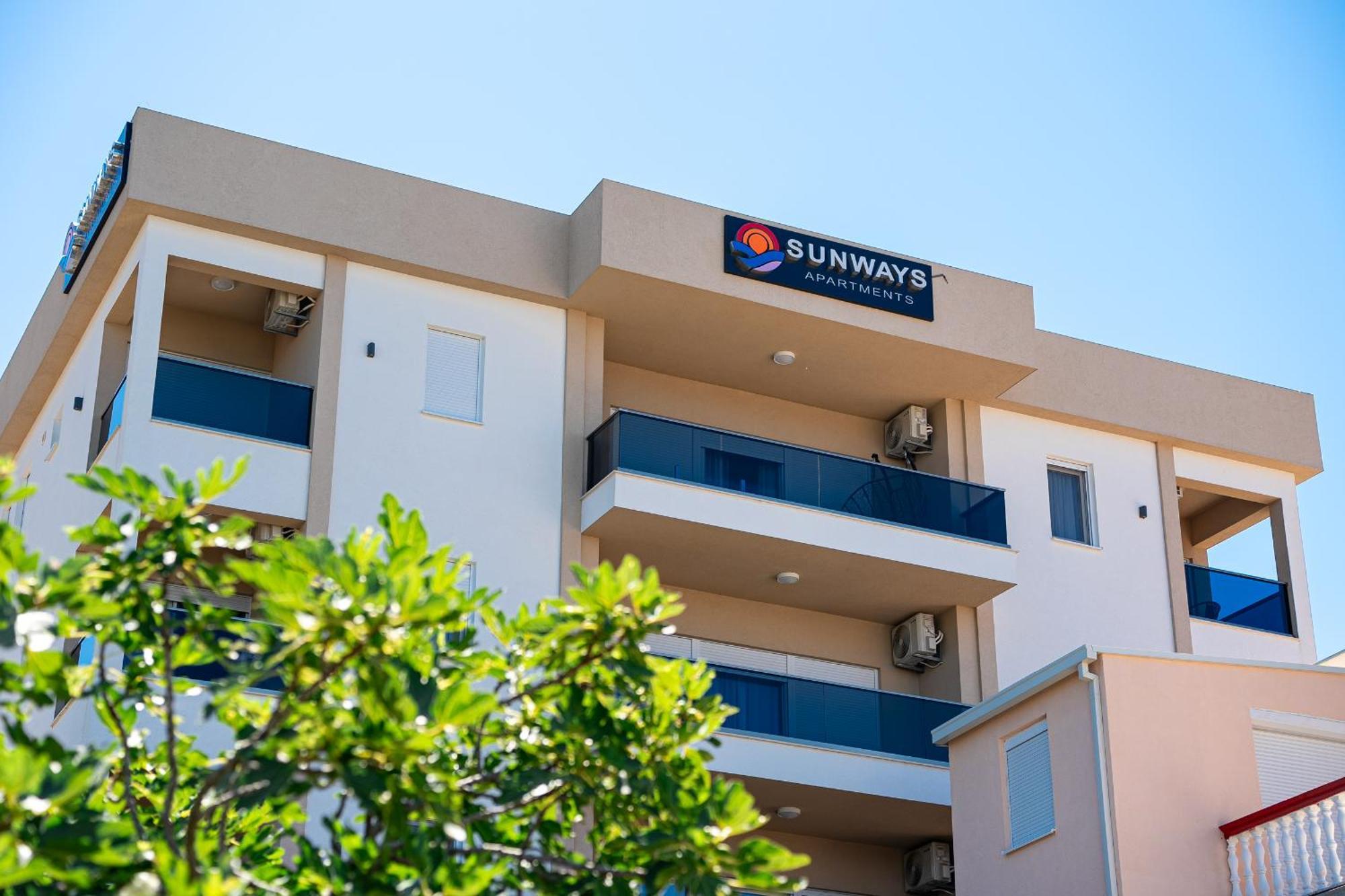 Sunways Apartments Dobra Voda Esterno foto